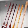 Beaupretty 6pcs Wooden Back Scratcher Scratcher for Hard Reach Areas Comfortable and Smooth Design for Massage and Relieving Itch Round Shape Red Color view 3