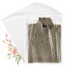Cellophane Bags, 100 Pcs Resealable Clear Poly Bags for Clothes, Party Favors, Artwork & Decorative Wrappers(14x20) view 1