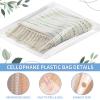 Cellophane Bags, 100 Pcs Resealable Clear Poly Bags for Clothes, Party Favors, Artwork & Decorative Wrappers(14x20) view 3