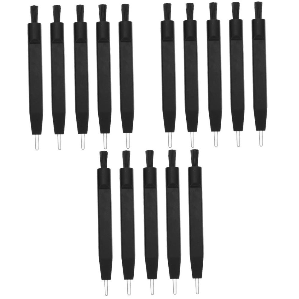 Beaupretty 15pcs Hearing Aid Cleaning u Shape Hook Earwax Remover Hearing Aid Cleaner for Small Cleaning Brush