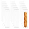 3 x 12 inch 100 Count Long Self Sealing Cellophane Bags Clear Adhesive Cello Baggies Self-Sealing OPP Bags for Necklaces Bakery Cookies Oil Pastel Disposable Tableware Crafts Gifts view 1