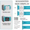 Yalgo Medical Alert Tag for Apple Watch - Personalized Wristband Medical Tag (L:fits band22-24mm), Silver view 3