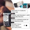 Yalgo Medical Alert Tag for Apple Watch - Personalized Wristband Medical Tag (L:fits band22-24mm), Silver view 4