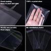 Long Clear Plastic Sealing Bags 300 Count 3 x 11'' Adhesive Cellophane Bags Resealable Cello Bags for Packaging Bakery Candy Snacks Bookmark Paintbrush Gift Party Favor view 4