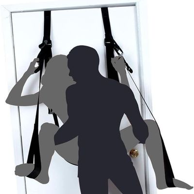 Door Mount Sex Slingshot Swing for Adults Couples Over Door Sexy Swing for Adults Frequent Flyer Door Swing Sex Pure Romance Adult Sex Ties Restraints Women Funiture for Bedroom Toys Sweater G1