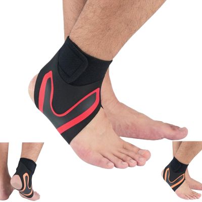 1Pair Hutena X Wrap Neuropatia, Foot Wraps for Pain, Elastic Sprain Foot Sleeve for Sports Protect, Ankle Support for Men and Women (Red,L)
