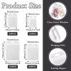 Fashewelry 100pcs Transparent Plastic Zip Lock Bags Clear Smell Proof Mylar Bags 4 Sizes Small Jewelry Pouch Bags for Jewelry Sample Product Decorative Gift Small Bussiness Packaging Supplies view 2
