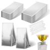 20 Pcs Disposable Grease Storage Bags 11/9 inch Foil Grease Disposal Container Food Storage Bags with Sealing Strips Replacement Grease Bags for Kitchen Cooking Hot Liquids Oils view 1