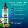GuruNanda 7-Step Regimen 1.0 - Oil Pulling, Toothbrush, Tongue Scraper, Floss, Water Flosser, Mouthwash, Whitening Strips for Complete Oral Care (Pack of 8) view 3