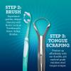 GuruNanda 7-Step Regimen 1.0 - Oil Pulling, Toothbrush, Tongue Scraper, Floss, Water Flosser, Mouthwash, Whitening Strips for Complete Oral Care (Pack of 8) view 4
