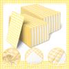 100 Pcs Yellow Gingham Napkins Disposable - Yellow and White Checkered Paper Napkins - Plaid Dinner Napkins for Picnic Golf Easter BBQ Birthday Wedding Party Supplies view 3