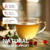 WT WEETEE Organic Rosehips Tea Bags, Made with 100% Natural & Pure Crushed Rose Hips, Natural Caffeine-free Herbal Tea 2g x 100 Counts view 3
