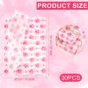 XIHIRCD 30pcs Cat Paw Print Tissue Paper, 13.8x19.7in Cute Wrapping Tissue Paper Gift Wrap Paper Tissue Paper Sheets for Gift Packaging Wedding Birthday Party Supplies DIY Crafts (Pink), M view 2