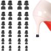 12 Heel Caps, 6 Sizes High Heel Protectors for Walking & Outdoor Weddings (Black) view 1