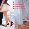 12 Heel Caps, 6 Sizes High Heel Protectors for Walking & Outdoor Weddings (Black) view 2
