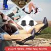 12 Heel Caps, 6 Sizes High Heel Protectors for Walking & Outdoor Weddings (Black) view 3