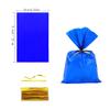 FAZHBARY 100 PCS Blue Cellophane Bags - 6x9 Gift Bags for Parties & Treats view 2