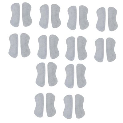 NOLITOY 12pairs Heel Grips Comfortable Shoes Inserts Half Insoles Heel Pads for Sneakers Pad Breathable