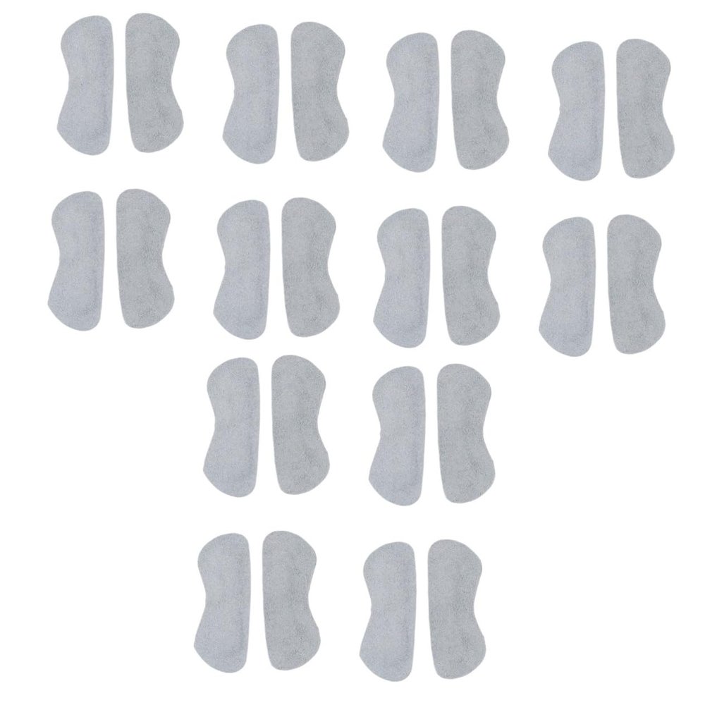 NOLITOY 12pairs Heel Grips Comfortable Shoes Inserts Half Insoles Heel Pads for Sneakers Pad Breathable