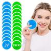 24 Pack Small Ice Packs for Injuries Reusable,Hot & Cold Gel Ice Packs for Face,Eyes,Neck,Teeth,Foot,Headache,Allergies,Shoulder Pain Relief,Warm & Cold Compress for Boo Boos,Students(12Blue+12Green) view 1