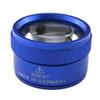 BaoFufc 30x Portable Pocket Reading Magnifier Optics Loupes Mini Desk Magnifier Loop Microscope Glass Lens Jewelery Handheld Magnifier Glass, Blue view 1