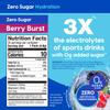 Hydrant Hydrate Zero Sugar, Individual Hydration Electrolyte Powder Stick Packets with Zero Sugar and Electrolytes for Rapid Hydration (Berry Burst, 30 Count) view 2