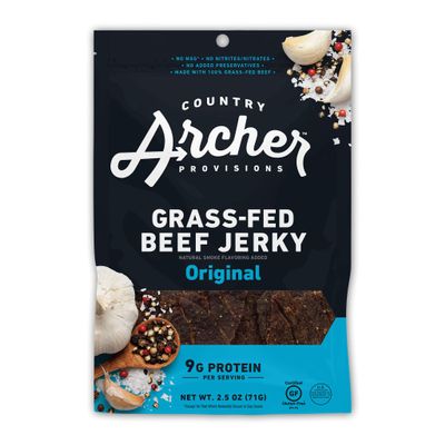 NineLife Basics Country A.rcher Jerky Beef Original 2.5 Ounces (Pack Of 12)