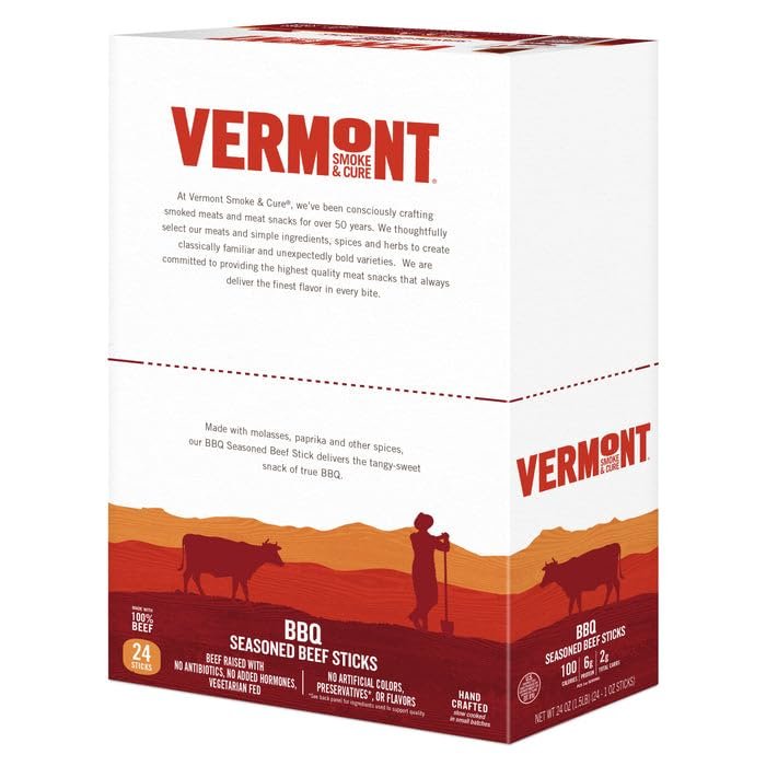 Generic Vermon.t Smoke Beef Realstick Barbeque 1 Ounce (Pack of 24)