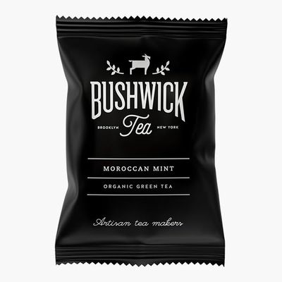 100 Sachets | Bushwick Tea | Moroccan Mint Green Tea | Organic Green Tea with Spearmint | Refreshing & Aromatic | | No Added Sugar | Plastic free compostable sachets | (100 Sachets)