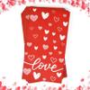 100 Count Valentine Love Heart Guest Napkins Disposable Paper Red Hearts Dinner Napkin for Wedding Birthday Party Supplies view 4