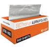 Pre-Cut Deli Aluminum Foil Sheets (500 Count)  15 Extra-Wide Heavy-Duty Pop-Up Sheets for Restaurant Use, Disposable Tin Foil for Burritos, Hot Dogs & Sandwiches view 1