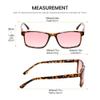 Calabria FL-41 Pink Tinted Reading Glasses [Tortoise Havana/0.75 Lenses] Full Rim Eyeglasses for Men & Women | Eyewear for Light Sensitivity, Outdoors, Photophobia | Vision Reading Glasses view 2