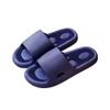 LUXRUB 1 Pair Foot Massage Slippers Plantar Fasciitis Pain Relief Foot Massager Women Men Reflexology & Acupressure Massage Sandals Non-Slip Home Shower Shoes(Color:Dark Blue,Size:8.5/9)