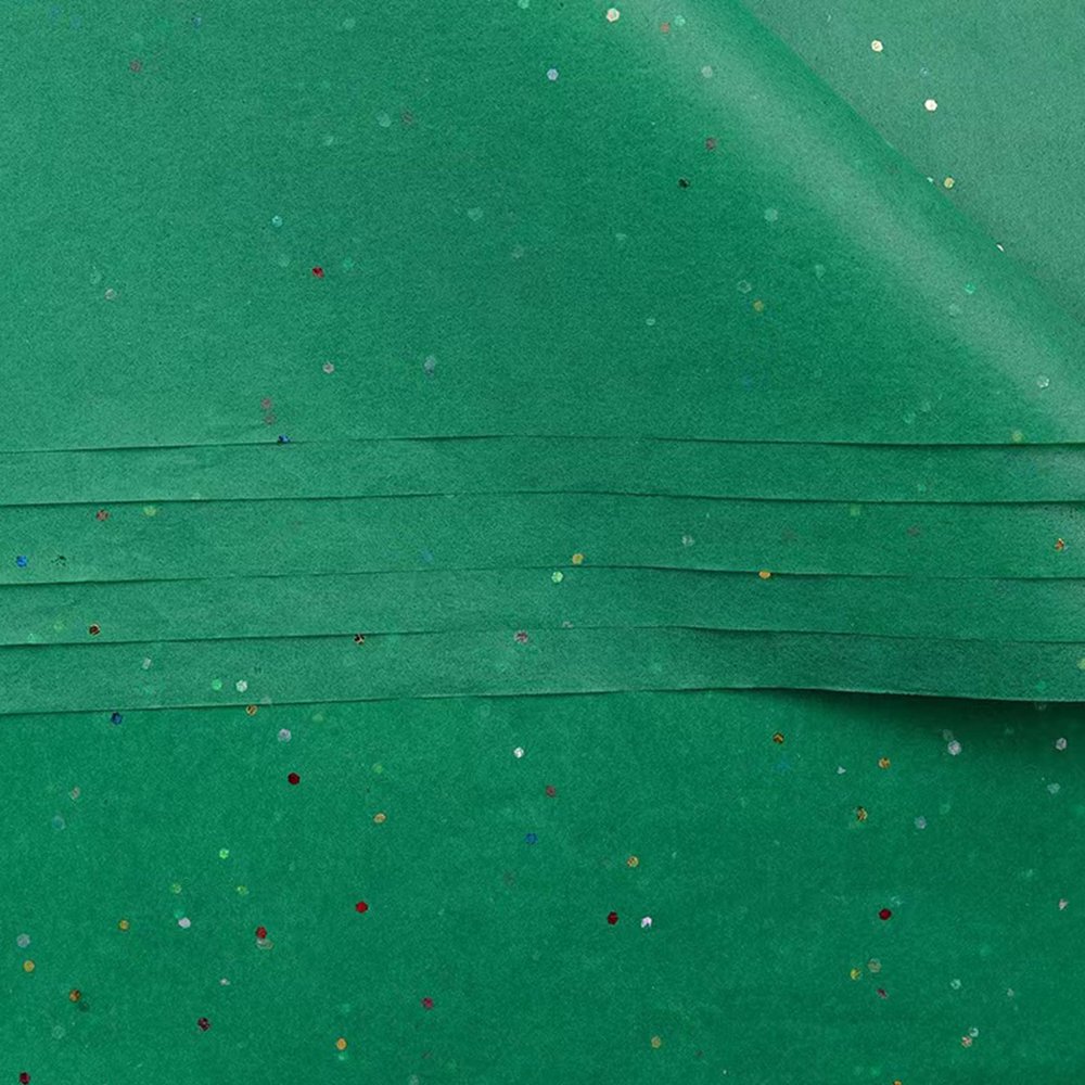 FAYADA Large Size Sparkle Tissue Paper for Gift Wrapping Paper,20 Sheets Glitter Tissue Paper Bulk for Halloween Christmas Valentine's Da Gift Bags,20"X26" (Green)