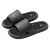LUXRUB Acupressure Massage Slippers Plantar Fasciitis Pain Relief Foot Massager Reduce Feet Neuropathy Pain Relief and Tension Gift for Men Women(Color:Black,Size:8.5/9) view 1