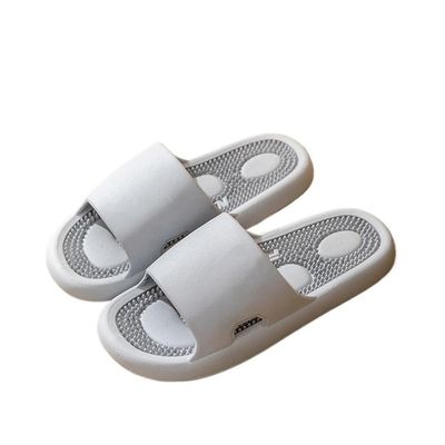 LUXRUB 1 Pair Foot Massage Slippers Plantar Fasciitis Pain Relief Foot Massager Women Men Reflexology & Acupressure Massage Sandals Non-Slip Home Shower Shoes(Color:Gray,Size:9.5/10)