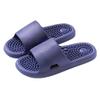 LUXRUB Acupressure Massage Slippers Plantar Fasciitis Pain Relief Foot Massager Reduce Feet Neuropathy Pain Relief and Tension Gift for Men Women(Color:Dark Blue,Size:8.5/9) view 1