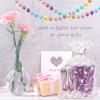 SOMIOCO Clear 50 PCS 12X16 In Cello Cellophane Treat Bags Party Favor Bags Pink Candy Cookie Bags Plastic Gift Goodie Bags with Twist Tie for Birthday,Baby shower,Wedding (Bow pattern) view 4