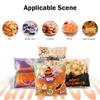 100 PCS Halloween Treat Ziplock bags(4x4 Inch) Self-sealing Candy Cookie Goodie Goody Small Gift Wrap Bags for Halloween Party Favors Supplies Decorations Spider Web Bat Pumpkin Pouches Table Decor view 4