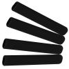 Cabilock 2 Pairs Eyeglass End Tips Soft Silicone Eyeglass Replacement Temples Anti-Slip Ear Sock Pieces Tube Sleeve for Thin Metal Eyeglass Temple view 2