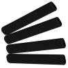 Cabilock 2 Pairs Eyeglass End Tips Soft Silicone Eyeglass Replacement Temples Anti-Slip Ear Sock Pieces Tube Sleeve for Thin Metal Eyeglass Temple view 3