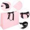 EUSOAR Thank You Gift Bags, 25pcs 16"x6"x12" Large Pink Gift Paper Bags with Ribbon Handles, Heavy Duty Shopping Wedding Birthday Party Favor Paper Gift Treat Bags Bulk view 3