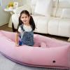 Bmag Sensory Chair for Kids, Inflatable Peapod Canoe with Neck Pillow, 60" Sensory Pod Seating ADHD Toy Gift for Autistic Children, Includes Electric Air Pump, Pink view 2
