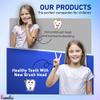 10Pcs Ultra Soft Bristle Compatible with Burst Kids Replacement Heads, 3+ Kids Toothbrush Heads Replacement for Burst Toothbrush Electric, Blue & Light Pink Electric Toothbrush Heads view 2
