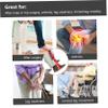 Leg Lifter Mobility Aid for Bed Long Leg Lifter Adjustable Portable Leg Lifter Strap Tensile Resistance Hip Replacement Aids with Padded Handgrips Foot Loop for Wheelchair Bed Car view 3