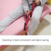 Leg Lifter Mobility Aid for Bed Long Leg Lifter Adjustable Portable Leg Lifter Strap Tensile Resistance Hip Replacement Aids with Padded Handgrips Foot Loop for Wheelchair Bed Car view 4