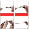 Glasser End Tips Slotted Ear Sock Pieces Silicone Eyewear Anti-Slip Comfort Replacement for Thin Round Metal Eyeglass Legs view 4