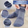 Bulinlulu Diabetic Socks for Men Women,6 Pairs Non Binding Ankle Diabetic Socks for Women Men Size 7-9 9-11(Light Dark-Medium) view 3