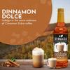Cinnamon Dolce Coffee Syrup by Syruvia 6-Pack, 25.4 fl oz, Wholesale Coffee Syrup Shops, Cafes, Baristas, Bistros, & Beverage Bars, Bulk Kosher & Gluten-Free view 3