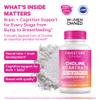 Pink Stork Choline - 550 mg Choline Bitartrate from VitaCholine for Pregnant + Postpartum Moms - Prenatal Vitamin for Fetal Cognitive Health + Breast Milk Quality - 1 Capsule Daily, 30 Count view 2